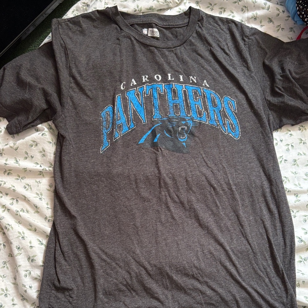 Team Apparel Carolina Panthers Charcoal Tee
